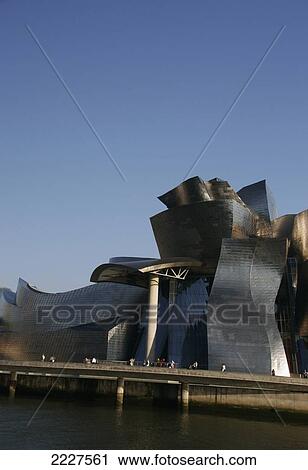 Spain, Basque Region, Guggenheim Art Museum by architect Frank Gehry; Bilbao View Large Photo Image Stock Image - Spain, Basque Region, Guggenheim Art Museum by architect Frank Gehry; Bilbao. Fotosearch