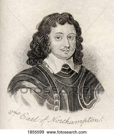 Stock Photo - Spencer Compton 2Nd Earl Of Northampton Lord Compton 1601-1643 English Peer Politican And Royalist Commander During English Civil Wars From The Book Crabbs Historical Dictionary Published 1825. Fotosearch