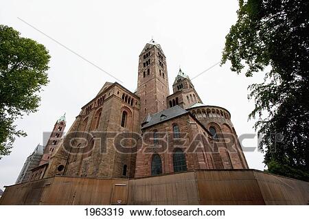 Stock Photo - Speyer Cathedral, (Officially The Imperial Cathedral Basilica Of The Assumption And St Stephen), Speyer, Germany. Fotosearch