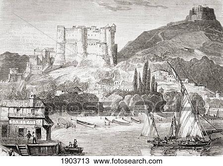 Spezia, Italy, In The 1860's. From El Museo Universal, Published Madrid 1862. View Large Photo Image Stock Image - Spezia, Italy, In The 1860's. From El Museo Universal, Published Madrid 1862.. Fotosearch