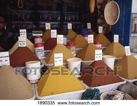Spices For Sale In Souk View Large Photo Image Stock Photography - Spices For Sale In Souk. Fotosearch
