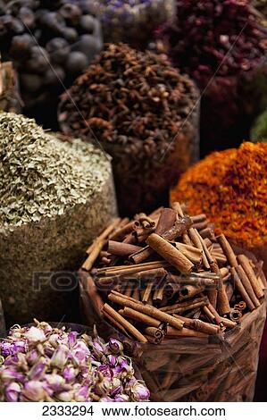 Spices For Sale In Spice Market; Dubai, United Arab Emirates View Large Photo Image Picture - Spices For Sale In Spice Market; Dubai, United Arab Emirates. Fotosearch