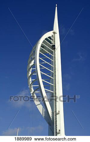 Stock Photo - Spinnaker Tower, Close Up. Fotosearch