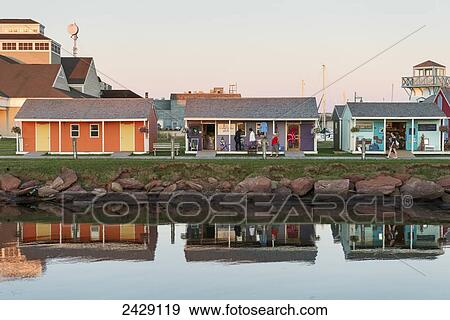 Stock Photo - Spinnakers Landing; Summerside, Prince Edward Island, Canada. Fotosearch