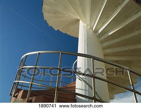 Stock Image - Spiral Stairs. Fotosearch