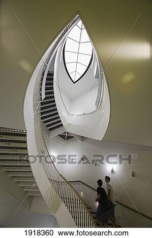 Spiral Stairway Design In Interior Of Museum Of Contemporary Art, Chicago, Illinois, Usa View Large Photo Image Stock Image - Spiral Stairway Design In Interior Of Museum Of Contemporary Art, Chicago, Illinois, Usa. Fotosearch