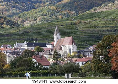 Spitz, as seen from the Danube River in Wachau, Lower Austria, Austria View Large Photo Image Stock Image - Spitz, as seen from the Danube River in Wachau, Lower Austria, Austria. Fotosearch