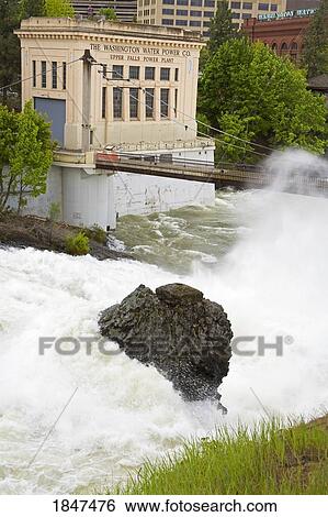 Spokane River During Major Flood In Riverfront Park; Spokane, Washington, Usa View Large Photo Image Stock Photograph - Spokane River During Major Flood In Riverfront Park; Spokane, Washington, Usa. Fotosearch