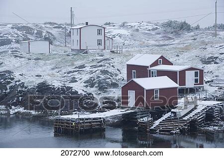 Spring Snowfall, Change Islands, Newfoundland & Labrador View Large Photo Image Stock Image - Spring Snowfall, Change Islands, Newfoundland & Labrador. Fotosearch