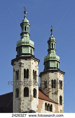 St. Andrew's Apostle Church, 11th century, Old Quarter; Krakow, Poland View Large Photo Image Stock Photo - St. Andrew's Apostle Church, 11th century, Old Quarter; Krakow, Poland. Fotosearch