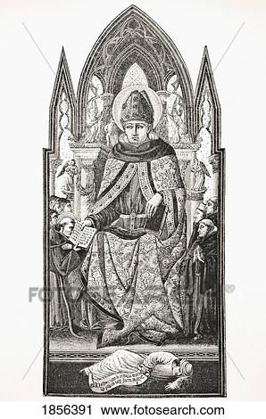 St Augustine Bishop Of Hippo 354 To 430 Philosopher, Theologian After 15Th Century Painting From Italian School From Science And Literature In The Middle Ages By Paul Lacroix Published London 1878 View Large Photo Image Stock Image - St Augustine Bishop Of Hippo 354 To 430 Philosopher, Theologian After 15Th Century Painting From Italian School From Science And Literature In The Middle Ages By Paul Lacroix Published London 1878. Fotosearch