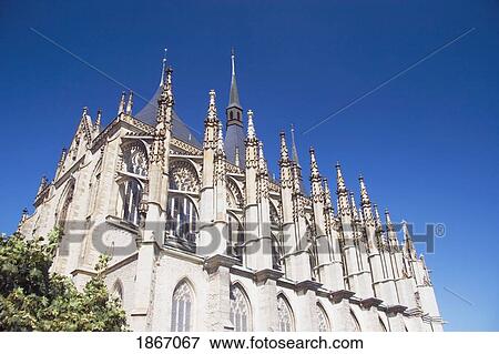St. Barbara's Church, Kutna Hora, Czech Republic View Large Photo Image Stock Photo - St. Barbara's Church, Kutna Hora, Czech Republic. Fotosearch