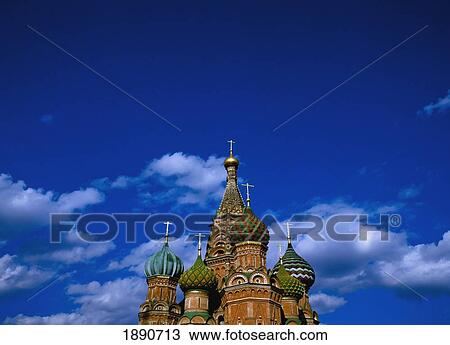 Stock Image - St. Basil's Cathedral, Moscow, Russia. Fotosearch