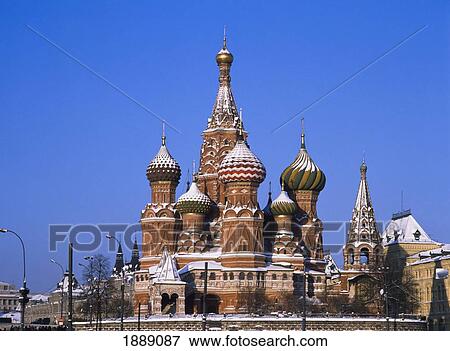 St. Basil's Cathedral. View Large Photo Image Stock Photo - St. Basil's Cathedral.. Fotosearch