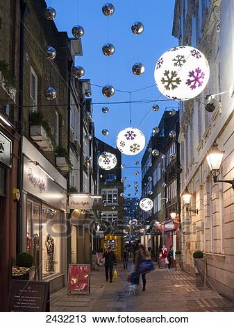 St Christopher's Place at Christmas; London, England View Large Photo Image Stock Image - St Christopher's Place at Christmas; London, England. Fotosearch