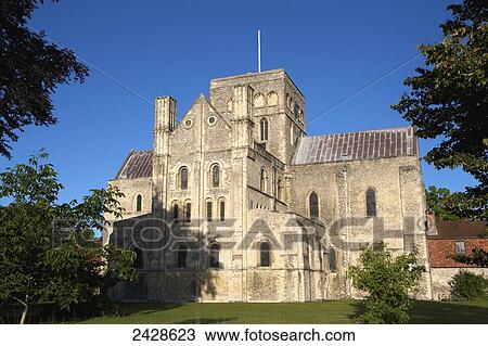 Stock Image - St. Cross Church; Winchester, Hampshire, England. Fotosearch