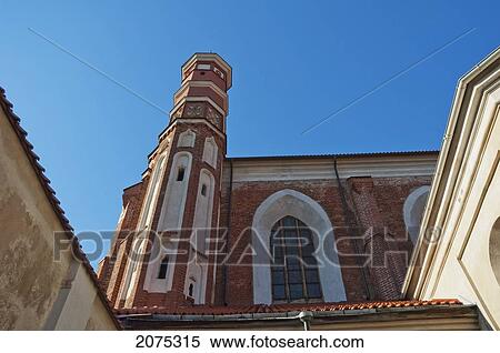 Stock Photography - St. Francis' And Bernadine Church, Vilnius, Lithuania. Fotosearch