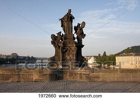 St. Francis Borgias Sculpture On The Charles Bridge, Prague, Czech Republic View Large Photo Image Stock Image - St. Francis Borgias Sculpture On The Charles Bridge, Prague, Czech Republic. Fotosearch