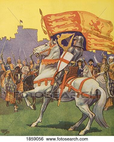 St George With Royal Standard & Shield With Cross Of St George From Silver Jubilee Tattoo Aldershot Official Programme 1935 Artist Ernest Ibbetson View Large Photo Image Stock Photograph - St George With Royal Standard & Shield With Cross Of St George From Silver Jubilee Tattoo Aldershot Official Programme 1935 Artist Ernest Ibbetson. Fotosearch