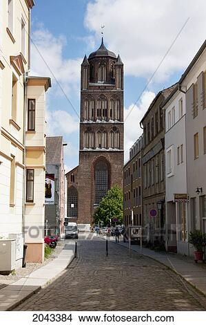 Picture - St. Jakobi Church, Stralsund, Germany. Fotosearch