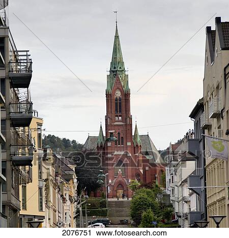 St. John's Church; Bergen Norway View Large Photo Image Stock Image - St. John's Church; Bergen Norway. Fotosearch