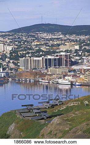Stock Photograph - St. John's Harbour, St. John's, Newfoundland, Canada. Fotosearch