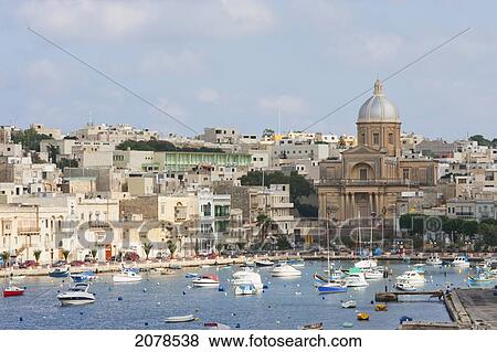 Stock Photo - St. Joseph Parish Church, Kalkara, Malta. Fotosearch