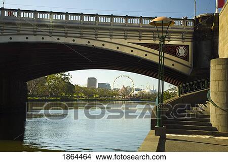 Picture - St. Kilda Road, Bridge, Melbourne, Australia; Melbourne, Australia. Fotosearch