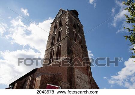 St. Marien Church, Wismar, Germany View Large Photo Image Stock Photo - St. Marien Church, Wismar, Germany. Fotosearch