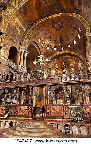 Stock Photo - St. Mark's Basilica; Venice Italy. Fotosearch