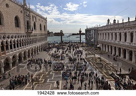 Stock Photo - St. Mark's Square; Venice Italy. Fotosearch