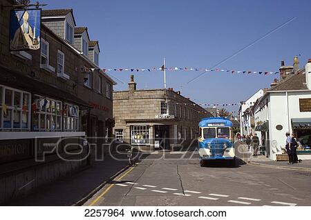 Picture - St. Mary's Town Centre, Tresco, Isles Of Scilly. Fotosearch