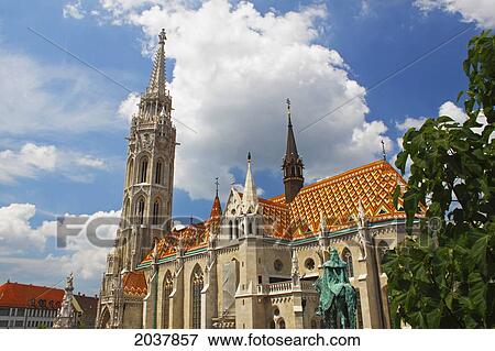 St. Matthias Church In The Castle District; Budapest Hungary View Large Photo Image Stock Photo - St. Matthias Church In The Castle District; Budapest Hungary. Fotosearch