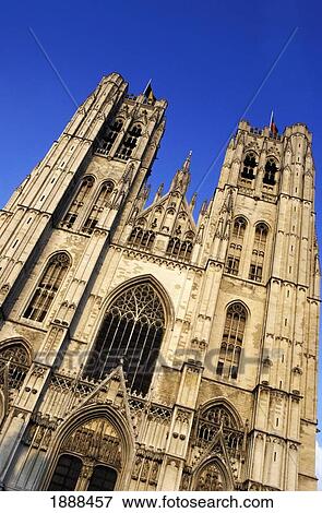Stock Photo - St Michel Cathedral, Low Angle View. Fotosearch