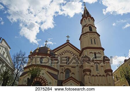 Picture - St. Nicolas's Orthodox Church, Vilnius, Lithuania. Fotosearch
