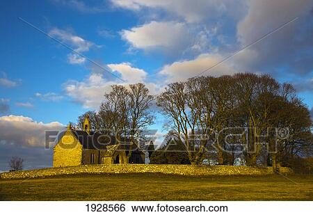 Stock Photograph - St. Oswald's Church; Northumberland, England. Fotosearch
