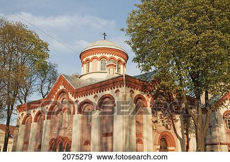 Stock Photo - St. Parasceve's Orthodox Church, Vilnius, Lithuania. Fotosearch