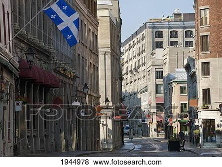 St. Paul Street In Old Montreal; Montreal Quebec Canada View Large Photo Image Stock Photo - St. Paul Street In Old Montreal; Montreal Quebec Canada. Fotosearch