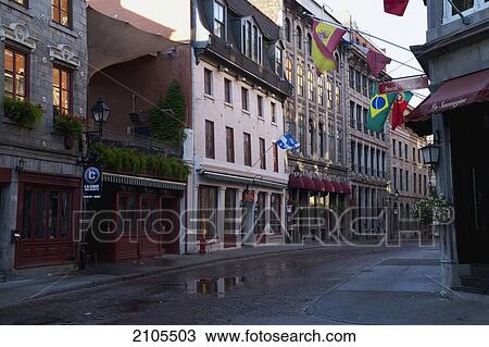 St. Paul Street; Montreal Quebec Canada View Large Photo Image Stock Image - St. Paul Street; Montreal Quebec Canada. Fotosearch