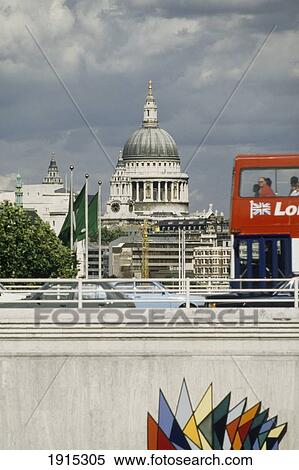 Stock Photography - St. Pauls And Waterloo Bridge. Fotosearch