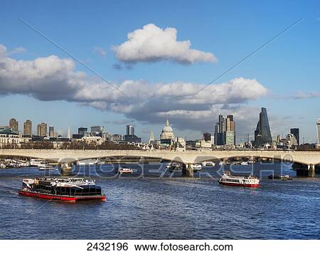 St Paul's Cathedral, bridge and skyline; London, England View Large Photo Image Stock Photograph - St Paul's Cathedral, bridge and skyline; London, England. Fotosearch