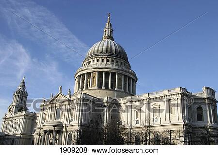 St Paul's Cathedral, London, England, Uk View Large Photo Image Stock Photo - St Paul's Cathedral, London, England, Uk. Fotosearch