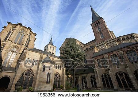 Stock Photograph - St. Peter's Cathedral, Trier, Rhineland-Palatinate, Germany. Fotosearch