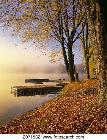 Stock Image - St Pierre Lake, Outaouais Region, Quebec. Fotosearch