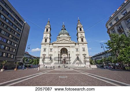 Stock Photo - St. Stephen's Basilica, Budapest, Hungary. Fotosearch