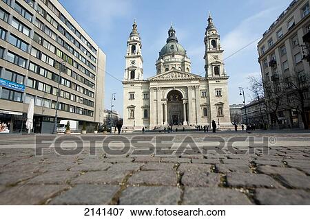 Stock Photo - St Stephen's Basilica Or Szent Istv. Fotosearch