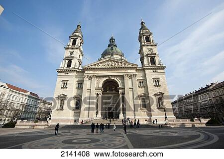 Stock Photo - St Stephen's Basilica Or Szent Istv. Fotosearch