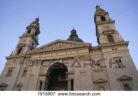 Stock Photo - St. Stephens Basillica Budapest. Fotosearch