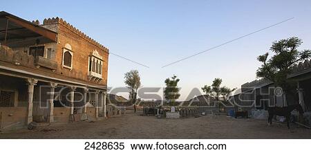 Stables in Pali District; Rajasthan, India View Large Photo Image Stock Photography - Stables in Pali District; Rajasthan, India. Fotosearch