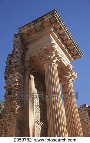 Stock Image - Stage of Roman theatre; Guelma, Algeria. Fotosearch